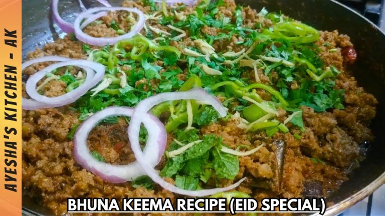 Bhuna keema | Easy Beef Keema Recipe by Ayesha's Kitchen – AK (Eid Special)