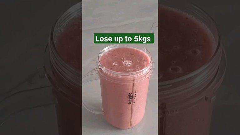 Healthy Breakfast Smoothie For Weight Loss & Fat Burning!