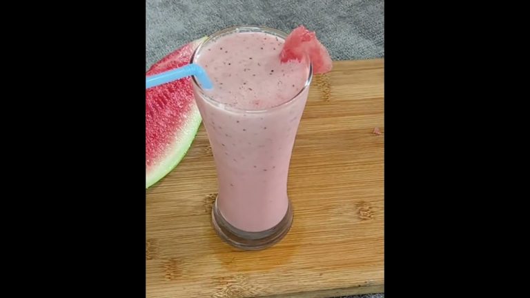Watermelon Smoothie| How to make a watermelon smoothie recipe | Watermelon smoothie at home