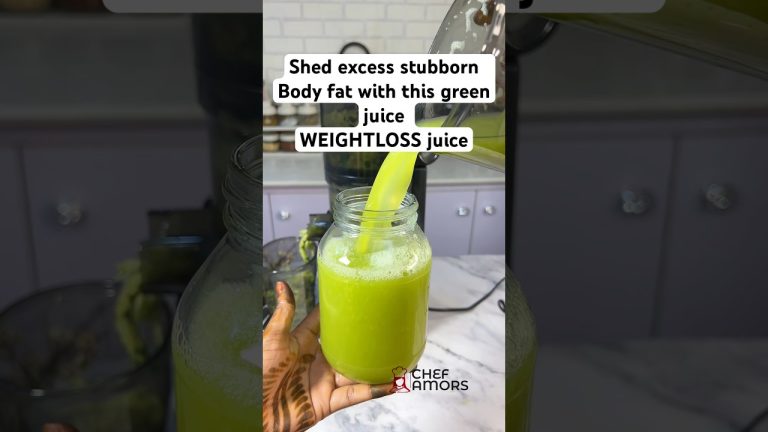 WEIGHTLOSS GREEN JUICE RECIPE #chefamors