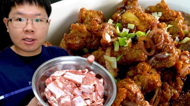 How Chinese Chef Cooks BBQ Char Siu Fried Pork Ribs