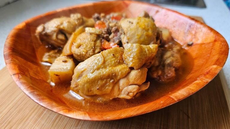 Chicken Pork Asado Recipe Made Easy | How To Cook Chicken Asado In 3 Minutes