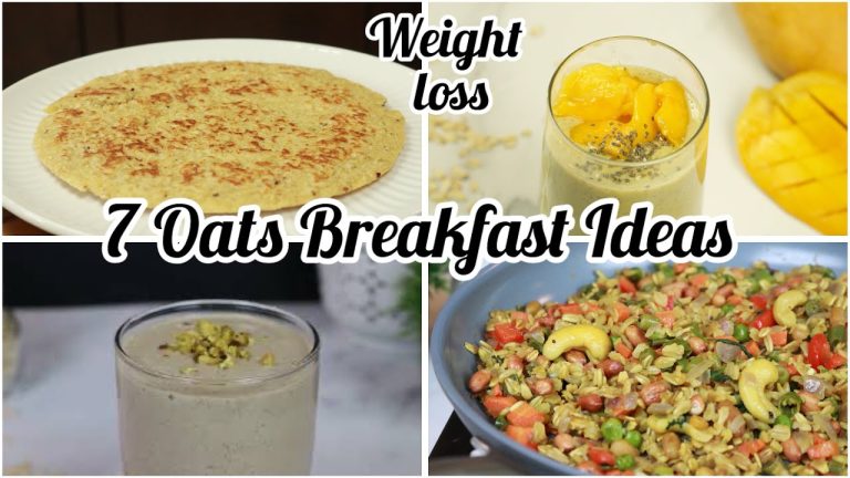 Easy and Healthy Oats Breakfast Recipes   | Weight Loss recipes | smoothie | Weight Loss Smoothie
