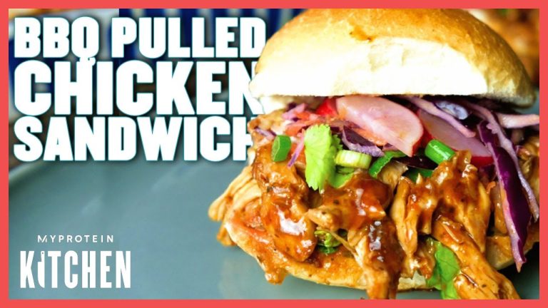 Quick & Easy Pulled BBQ Chicken Sandwich 🤤🤤 | Myprotein #shorts