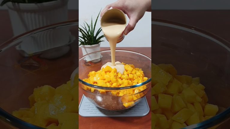 Mango Tapioca Pearls Dessert