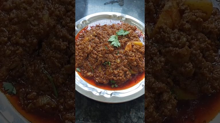 Keema Curry Recipe | #viral #shorts #short #shortsfeed #cooking #keema #recipe #ytshorts #viral