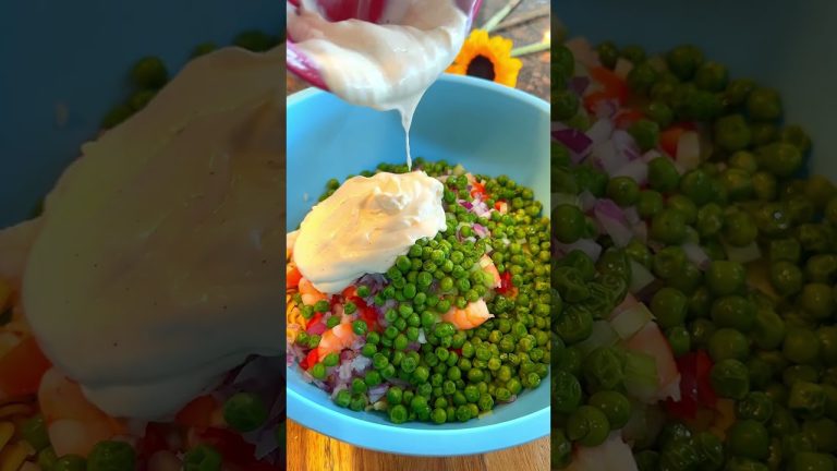 Shrimp and Dill Pasta Salad #recipe #southerncooking #easyrecipe