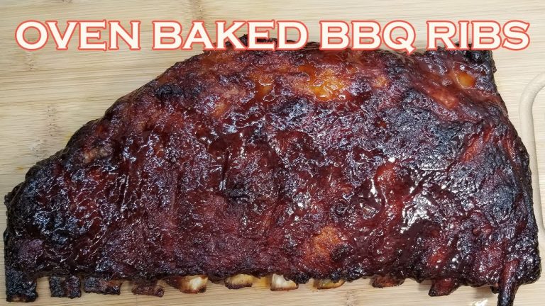 OVEN BAKED BBQ RIBS | FALL OFF THE BONE
