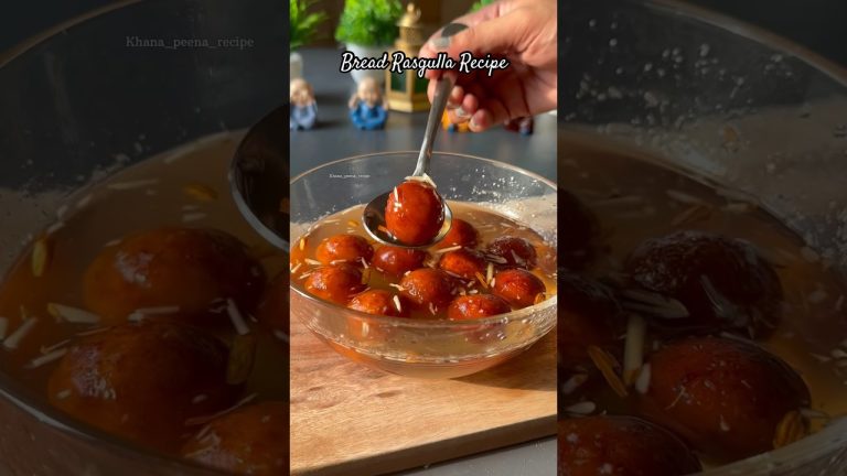 Recipe of Bread Rasgulla Dessert #shorts #viral #dessert #rasgulla