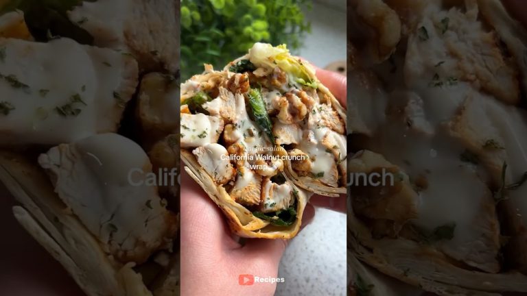 Caesar salad California Walnut crunch wrap