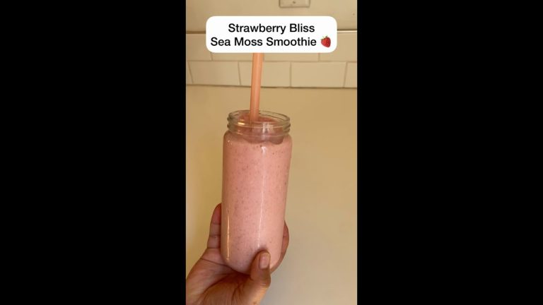 Tasty Immunity Boosting Strawberry Smoothie Recipe #shorts