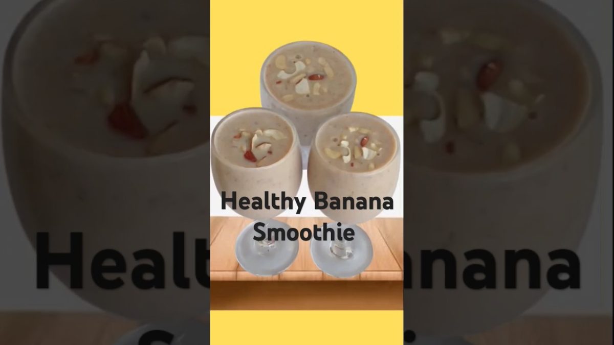 Banana Smoothie For Weight Loss | Banana Milkshake Recipe | Weight Loss Recipe #shorts #recipe