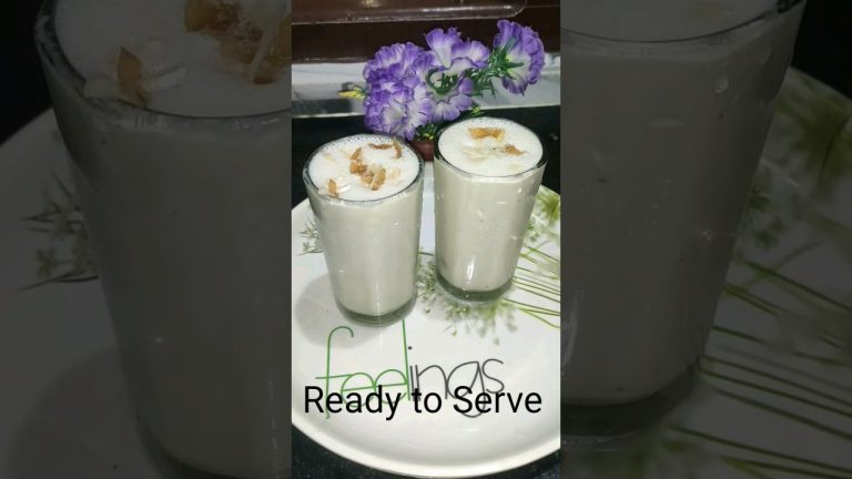 Healthy Banana Milk Shake Recipe। #bananamilkshake #summerdrinks #PRVillagekitchen