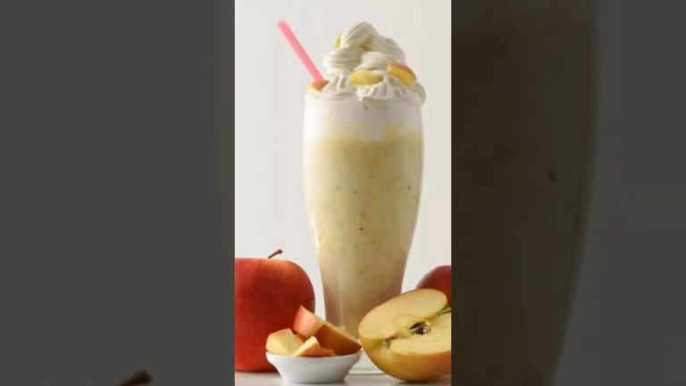 #shorts आज दीदी ने टेस्टी apple shake बनाया, bahut टेस्टी बना 😱👌| #banana #food #applemilkshake