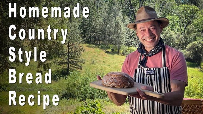Homemade Country Style Bread: Simple and Delicious Recipe