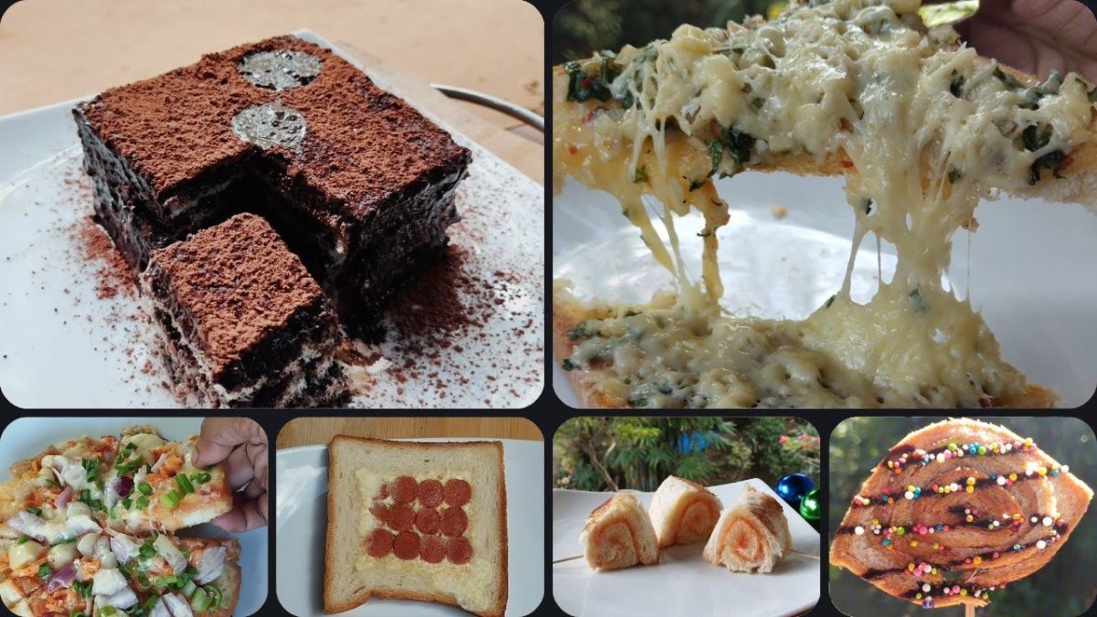 Top 10 Bread Recipes Collection of DreamiKitchen | No Oven | Bread Cake | Garlic Bread | Lollipop