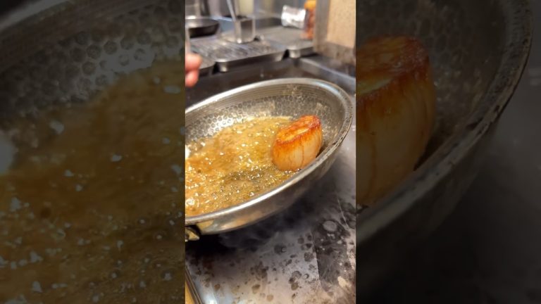 Michelin-star scallops recipe (roasted & glazed) ⭐️