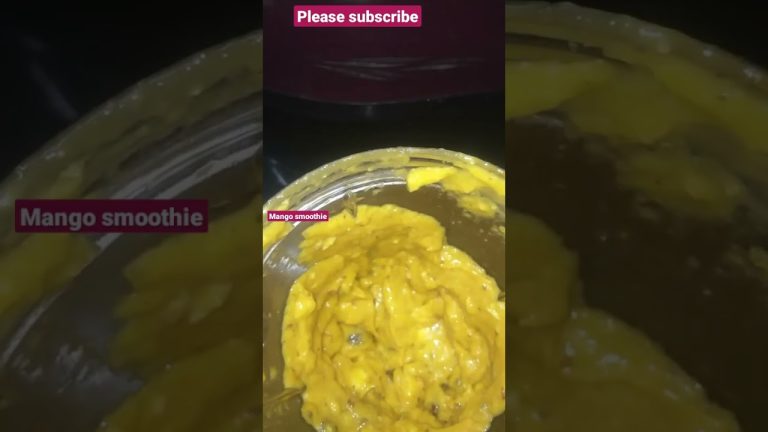 Healthy mango smoothie for breakfast | പഴുത്ത മാങ്ങ വെച്ച് ഒരു പാനീയം പ്രാതലിന് 👌👌 സ്മൂത്തി