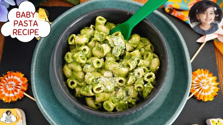 Spinach Avocado Pasta | Macaroni pasta recipe | Pasta for baby | Baby pasta recipe | Healthy pasta