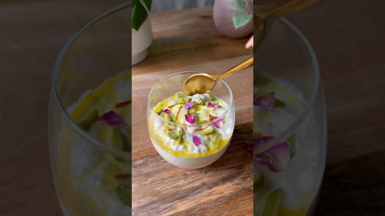 Shrikhand Chia Pudding|Episode 12 –  Healthy Dessert Series #healthydesserts #chiapudding #shrikhand