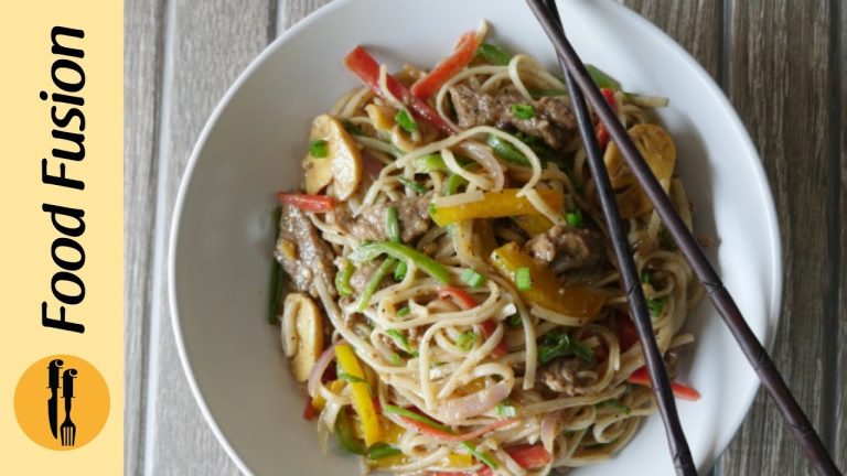 Beef Chow Mein Recipe by Food Fusion