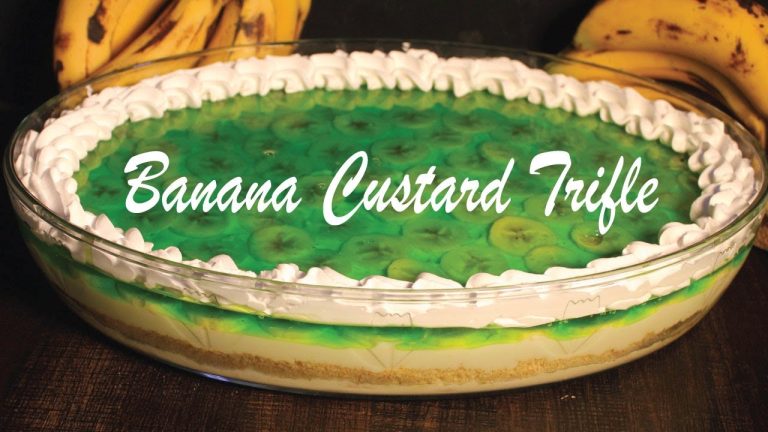 Banana Trifle Delight Recipe | Quick and Easy Banana Trifle Delight | Dessert Recipes