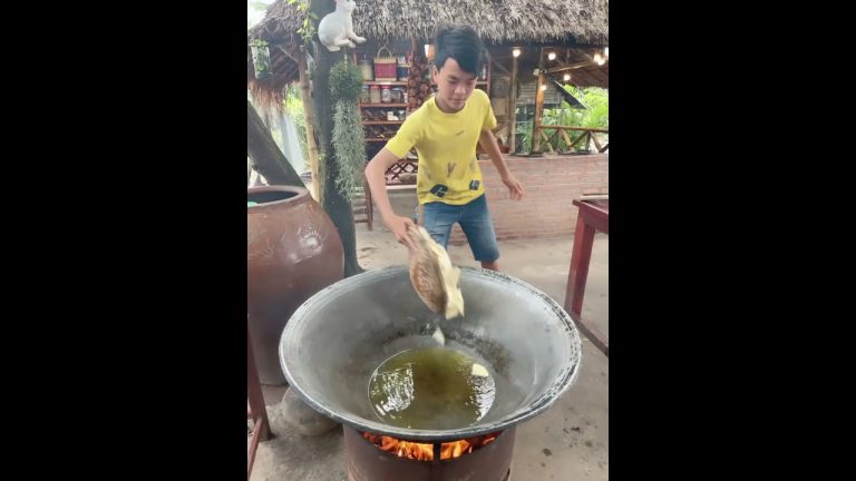 Bread fruit Deep Fry Unique Cooking Food By Chef Ny.  #cooking #food #countrykitchen