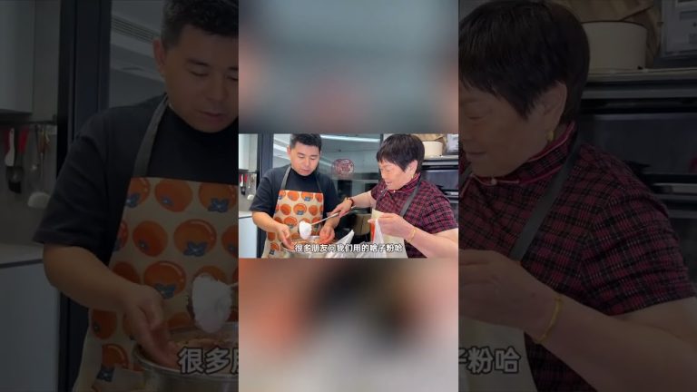 公公想吃炸酥肉，老公立马安排有肥有瘦！#shorts#美食#酥肉