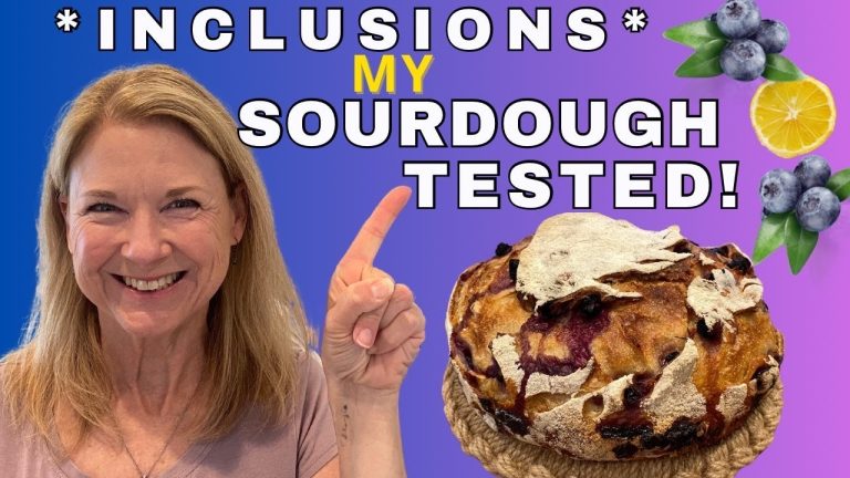 BEST Blueberry Lemon Sourdough Inclusion bread |my Myth-Buster Boule Recipe!