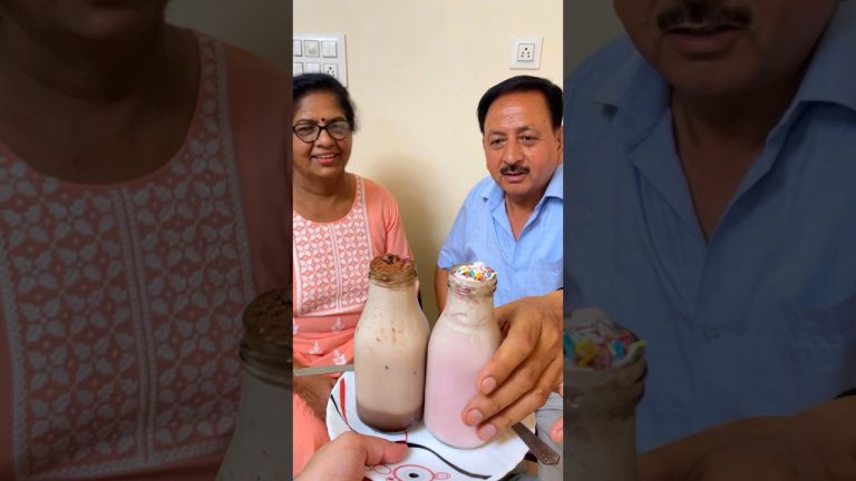 2 yummy milkshakes for In-Laws🥛#shorts #food #chocolatemilkshake #summerrecipes #chocolate #dessert
