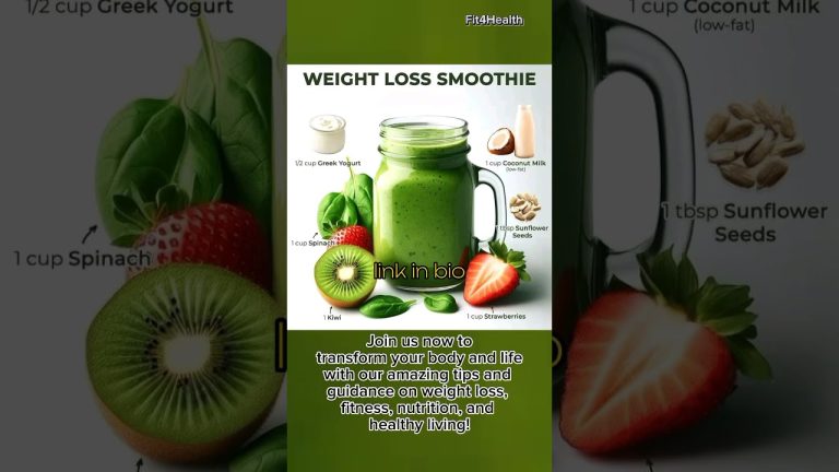 Homemade Weight Loss Smoothie Recipe Healthy Smoothie | Healthy Homemade Weightloss Smoothie #short