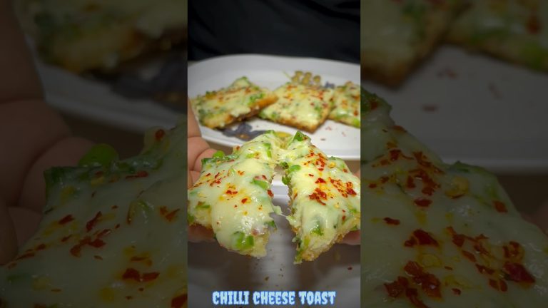 Chilli Cheese Toast #shorts #food #cooking