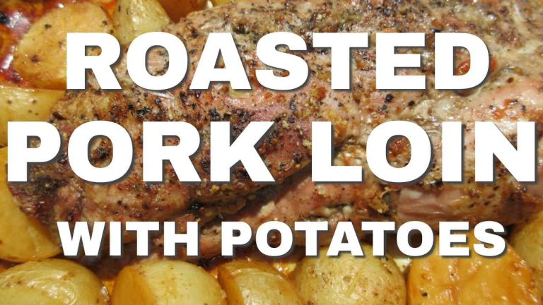 Roasted Boneless PORK LOIN & NEW POTATOES Recipe | DIY Easy Demonstration