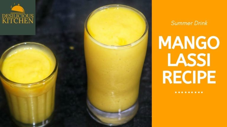 Recipe 110 | Easy Mango Lassi Recipe | Mango Yogurt Smoothie | Summer Drink