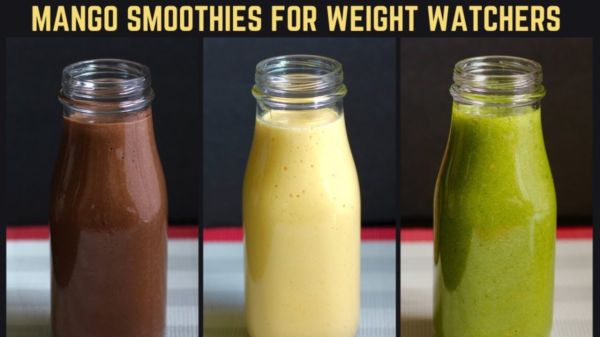HEALTHY MANGO SMOOTHIES FOR WEIGHT LOSS | 3 HEALTHY SUMMER SMOOTHIE | QUICK MANGO SMOOTHIE ~ #shorts
