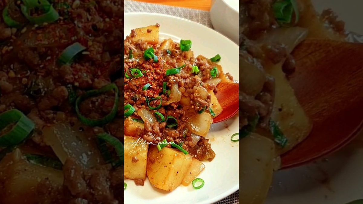 ground beef with potatoes recipe