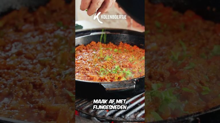 TURKSE PIZZA op de Kamado BBQ! 🍕| Kolenboertje