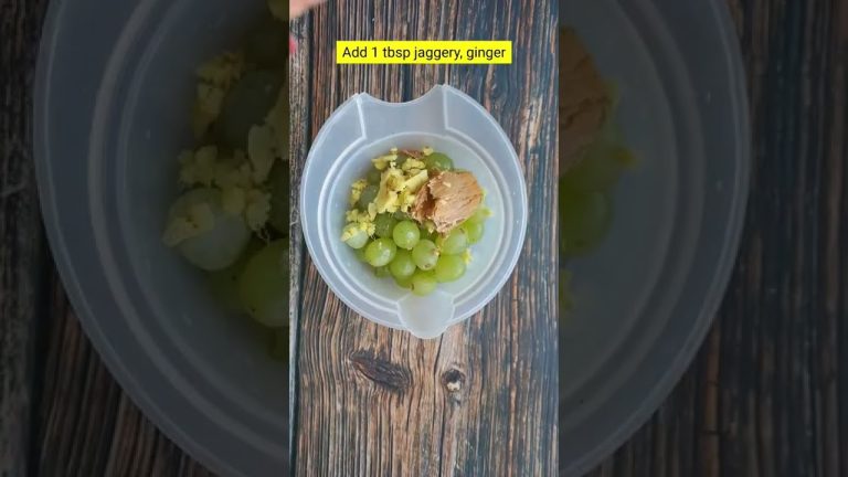 Convert Sour Grapes to this Healthy Smoothie