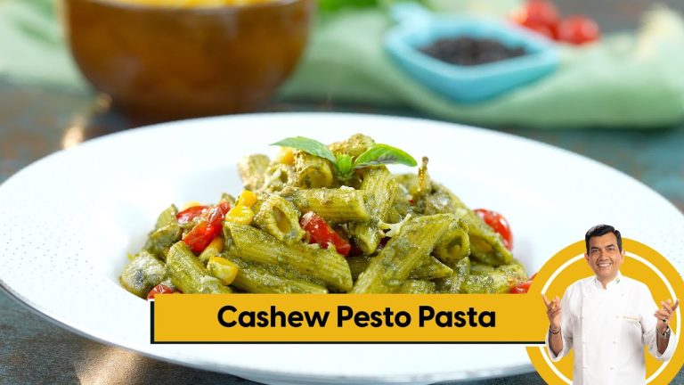 Cashew Pesto Pasta | कॅशू पेस्तो पास्ता | Pasta Recipes | Pro V | Sanjeev Kapoor Khazana