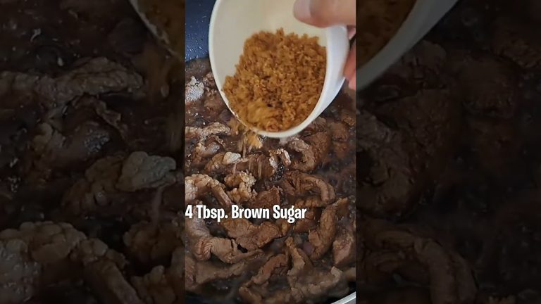 TASTIEST SAUCY BEEF TAPA RECIPE #shorts