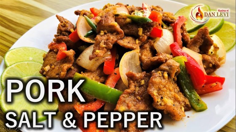 SALT & PEPPER PORK RECIPE | RESTAUTANT-STYLE