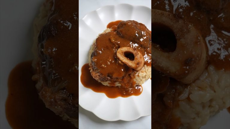 Osso Buco with Beef 🍽️ #shorts