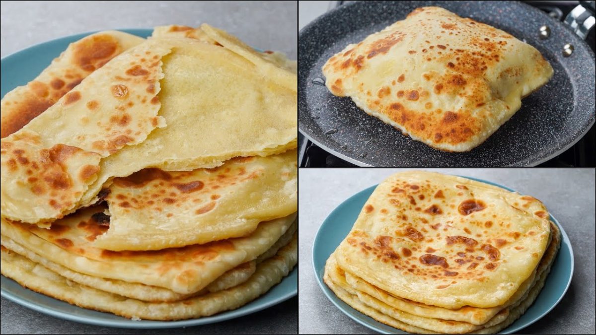 Egg Milk Paratha Recipe | Fluffy Egg Milk Flatten Bread | Easy & Delicious Paratha Recipe | N'Oven