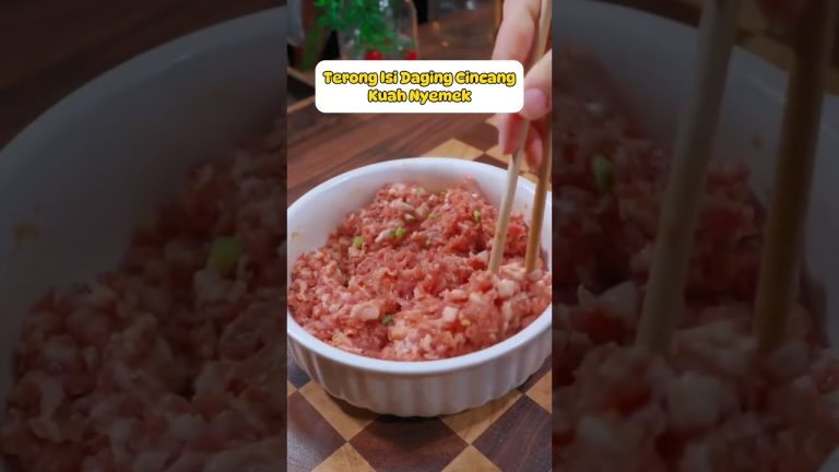 Terong Isi Daging Cincang.  #food #masaksimple