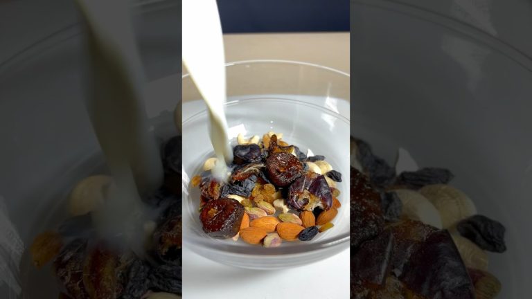 Healthy Dry Fruit Milk Shake For Summer Special Drink #shorts #youtubeshorts #viral #asmrcooking