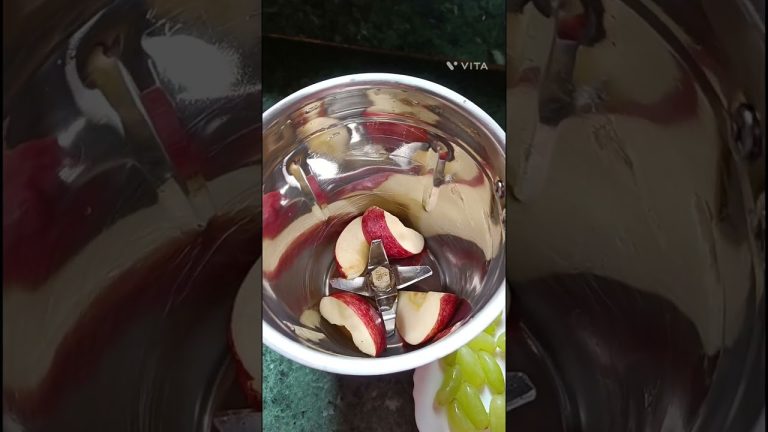 Apple And Grapes Smoothie/ Summer Refreshing Smoothie #breakfast #weightloss #Healty_breakfast