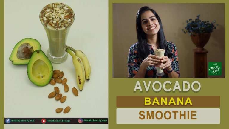 Avocado Banana Smoothie|Avocado Weight loss Drink Recipe In Malayalam|Healthy Avocado Milk Shake|