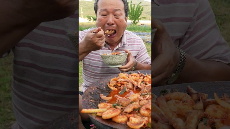 직접 만든 솥뚜껑 낙곱새 #먹방 #shorts #요리