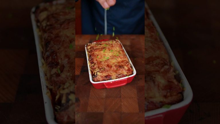 Cannelloni with meat and cheese 🤤 @Lionfield #shorts #Italianfood