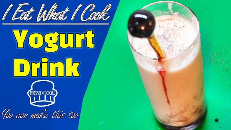 Cherry Yogurt Drink | Yogurt Drink Recipe | Easy Smoothie | IEWICOOK